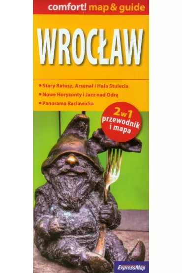 Wroc�aw 2 w 1 przewodnik i mapa (laminowana)