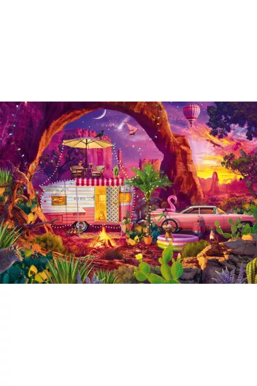 Puzzle 1000 el. PQ Jeff Haynie Przystanek na pustyni Schmidt - Jeff Haynie
