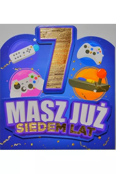 Yeku Karnet Urodziny 7