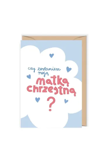 Karnet Chrzest - Rodzice Chrzestni