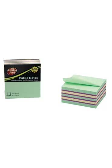 Pukka Pad Karteczki samoprzylepne pastelowe 76x76 mm