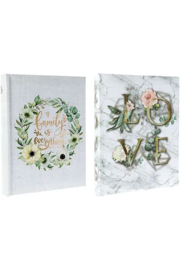Album kieszeniowy szyty 10x15, 200 zdj�� B46200SLOVEFLOWER
