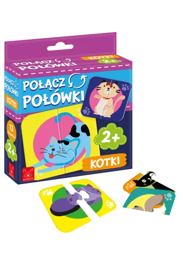 Puzzle Gra Po��cz Po��wki Kotki Kangur