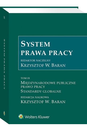 Międzynarodowe publiczne prawo pracy. Standardy globalne. System prawa pracy. Tom 9