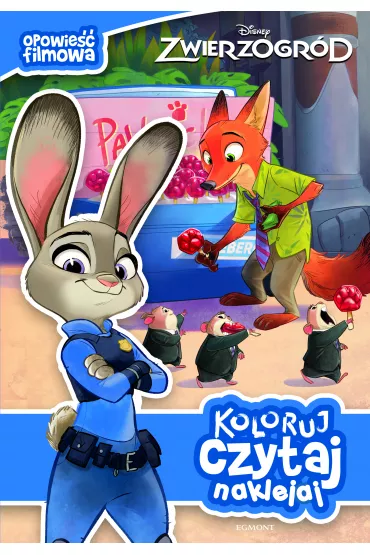 Zwierzogr�d opowie�� filmowa koloruj czytaj naklejaj