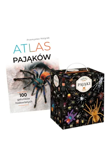 Puzzle Pakiet: Atlas paj�k�w, Puzzlove CzuCzu 1000 el. Paj�ki