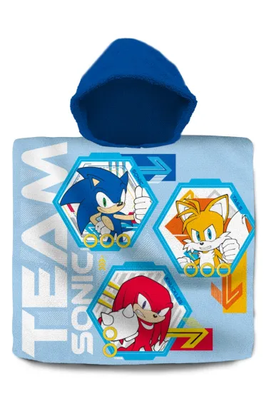 Sonic the Hedgehog Poncho Sonic 60X120cm SN00021