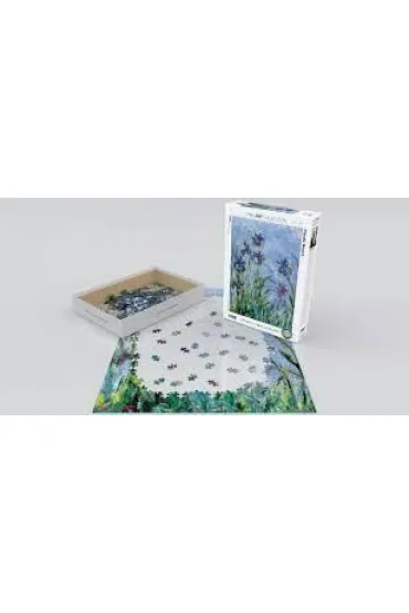Puzzle 1000 el. Irises by Monet. Detail Eurographics
