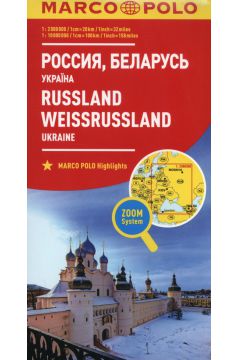 Russland Weissrussland Ukraine Marco Polo Highlights 1:2 000 000 Zoom Systems