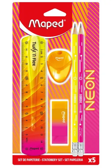 Maped Zestaw artuku��w szkolnych neon 5el