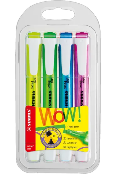 Stabilo Zakre�lacz Swing Cool etui 4 szt.