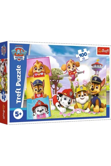 Puzzle 100 el. Dziewczyny Psi Patrol Trefl