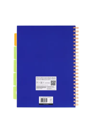 Strigo Ko�ozeszyt Pads A4 Neon granatowy kratka 100 kartek