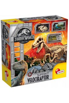 Jurassic World szkielet Velociraptora Lisciani