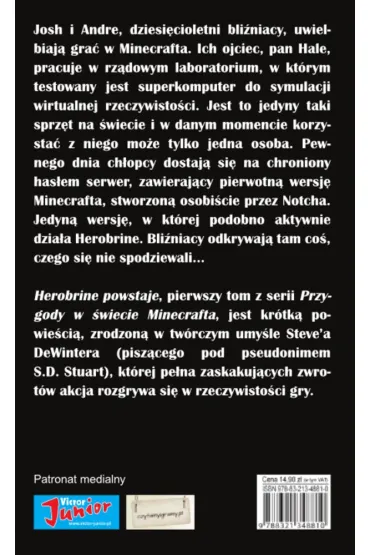 Herobrine powstaje. Przygody w �wiecie Minecrafta. Tom 1 - S. D. Stuart