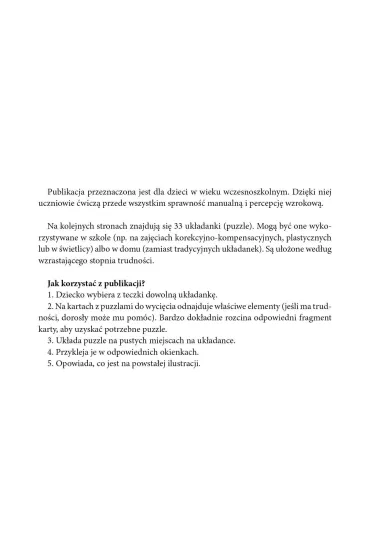 Wytnij i dopasuj. �wiczenia rozwijaj�ce sprawno�� manualn� - Magdalena Hinz