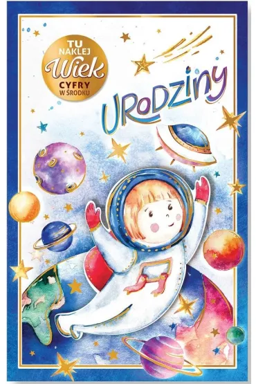 AbCard Kartka okoliczno�ciowa Urodziny (wymienne cyfry)