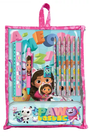 KIDS EUROSWAN Zestaw pi�mienniczy Koci Domek Gabi 12 el. GD00062