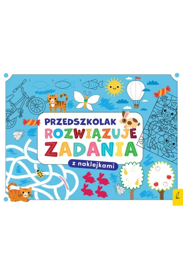 Przedszkolak rozwi�zuje zadania. Zeszyt niebieski