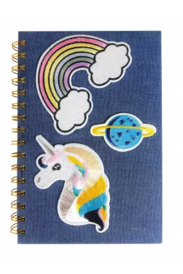Starpak Notes na spirali A5 Jeans Unicorn