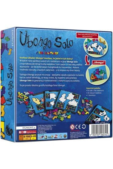 Ubongo Solo Egmont - Grzegorz  Rejchtman