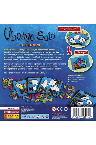Ubongo Solo Egmont - Grzegorz  Rejchtman