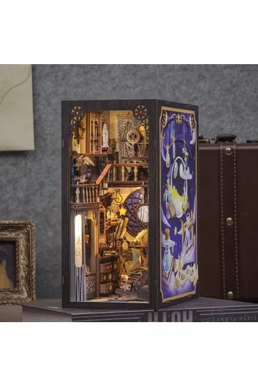 Puzzle Miniaturowy domek Book Nook Pracownia alchemika Habarri