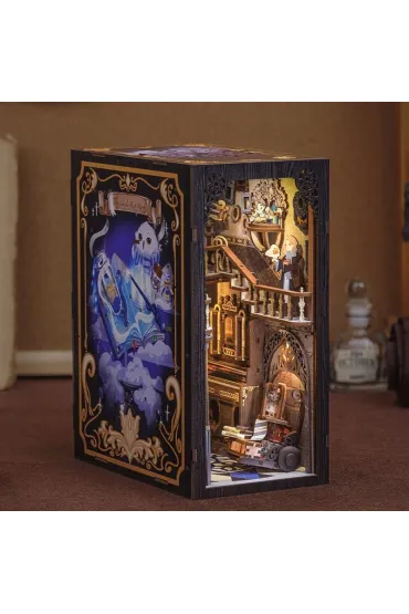 Puzzle Miniaturowy domek Book Nook Pracownia alchemika Habarri