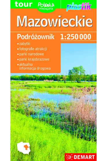 Podr�ownik. Mapa wojew�dztwa - Mazowieckie 1:250 000