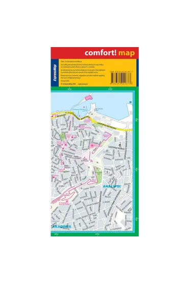 Crete tourist map 1:150 000 laminat 2023