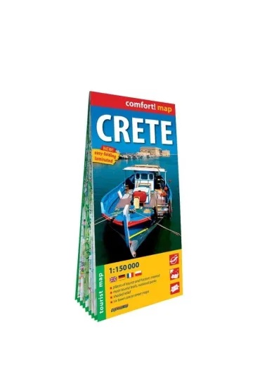 Crete tourist map 1:150 000 laminat 2023