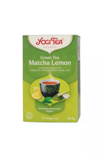 Yogi Tea Herbata zielona z cytryn i match (green tea matcha lemon) 17 x 1,8 g Bio