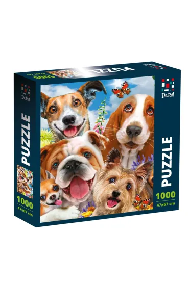 Puzzle 1000 el. Psie selfie Roter Kafer