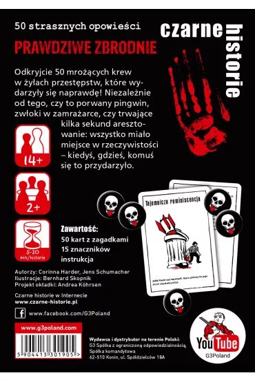 Czarne historie - Prawdziwe zbrodnie G3 - Nicola Berger