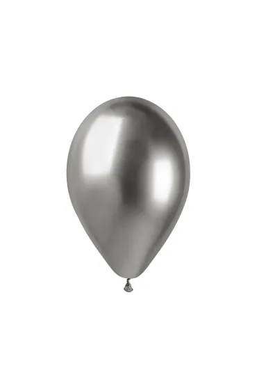 Balony shiny srebrne 33cm 6 szt.