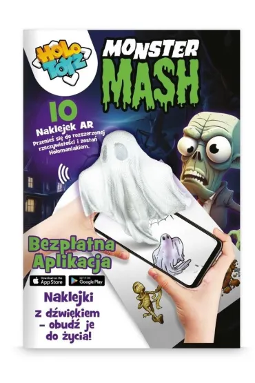 Holotoyz Naklejki dla dzieci AR Monster Mash