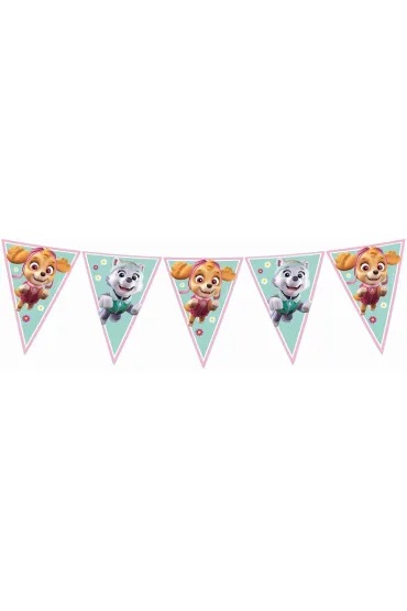 Godan Baner flagi Psi Patrol Skye and Everest