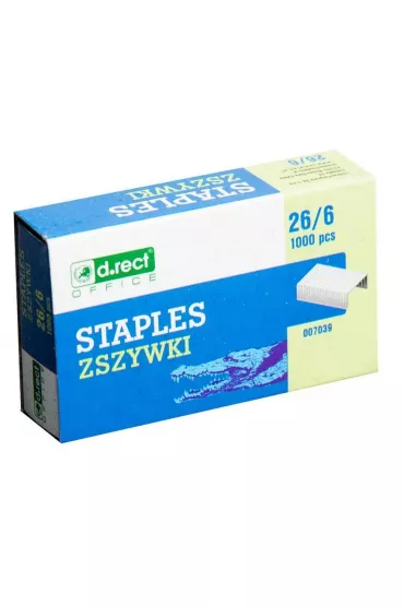 D.rect Zszywki 26/6 1000 szt.