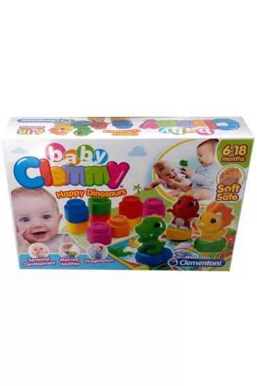CLEMMY DINO KSZTALTY I KOLORY-CLEMENTONI BPZ * - Clemmy Baby
