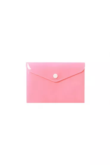 Biurfol Teczka A6 kopertowa PP pastel r�owy