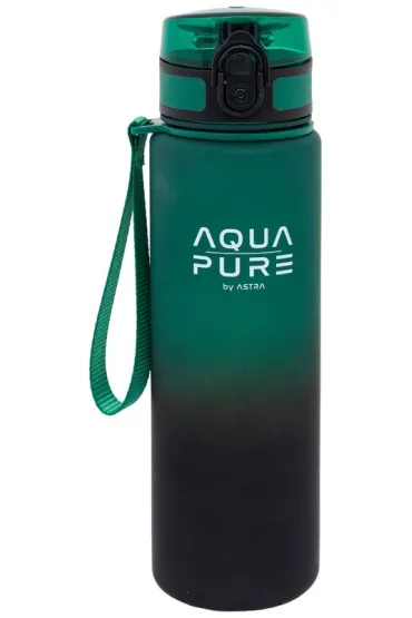 Bidon Aqua Pure green/black 600ml ASTRA