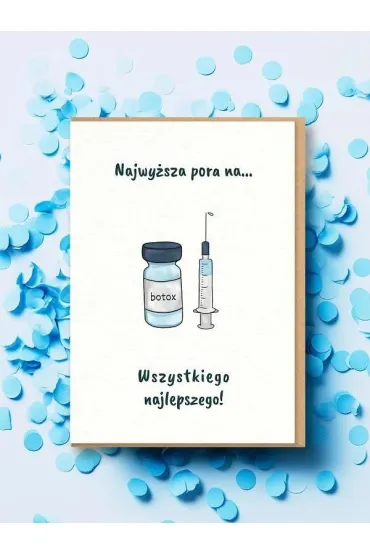 Nadwyraz.com Karnet okoliczno�ciowy Botoks