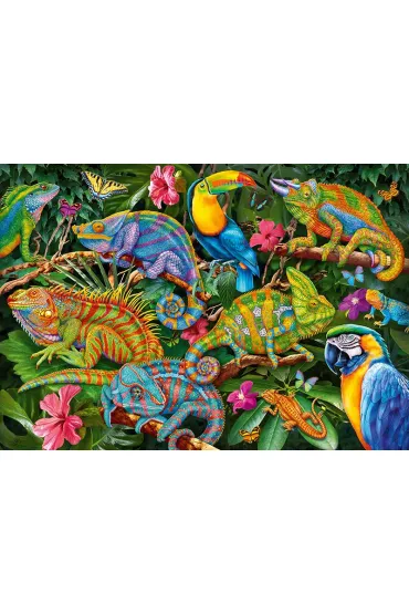 Puzzle 2000 el. Amazing Chameleons 50101 CherryPazzi