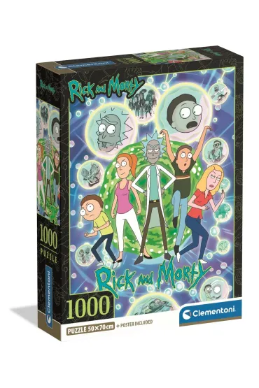 Puzzle 1000el Rick&Morty CLEMENTONI 37510 CLM