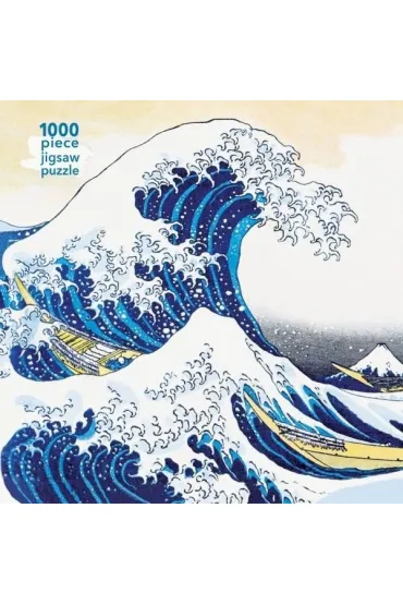 Puzzle 1000 el. Wielka fala w Kanagawie Hokusai Katsus Flame Tree
