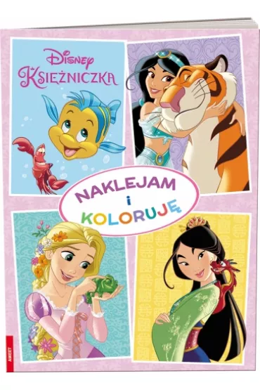 Disney Ksi�niczka. Naklejam i koloruj�
