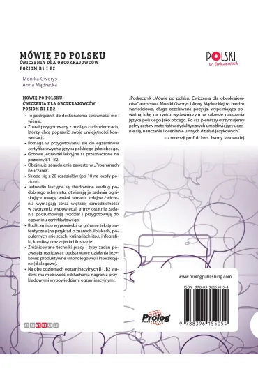 M�wi� po polsku �wiczenia dla obcokrajowc�w Poziom B1 i B2. - Anna  M�drecka, Monika  Gworys