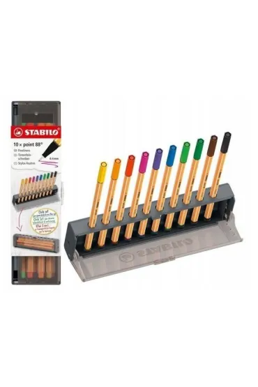Cienkopis point 88 10 kolor�w STABILO