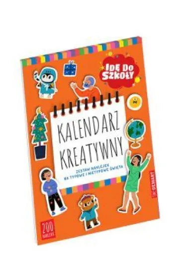 Id� do szko�y. Kalendarz kreatywny. Zestaw naklejek na typowe i nietypowe �wi�ta