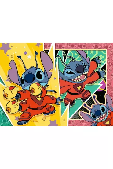 Puzzle dla dzieci 4w1 Disney Stitch Ravensburger
